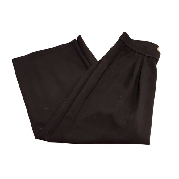 Halara High Waisted Pocket Wide Leg Work Pants Sz XL Womens Black Thick Soft Mat - Picture 11 of 16